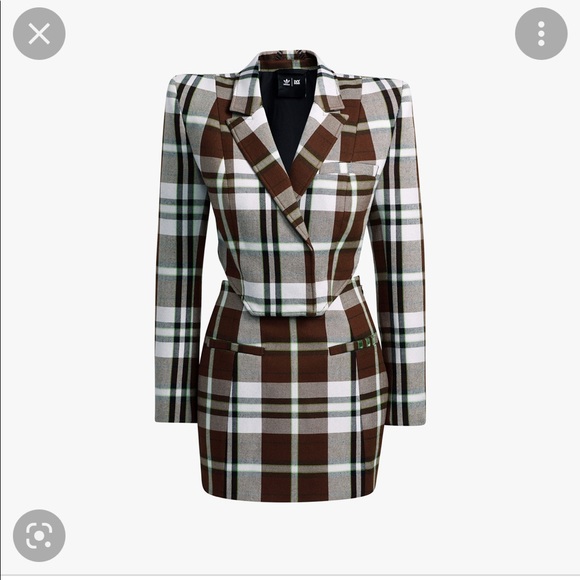 Ivy park plaid dress size M nwt - Picture 1 of 9